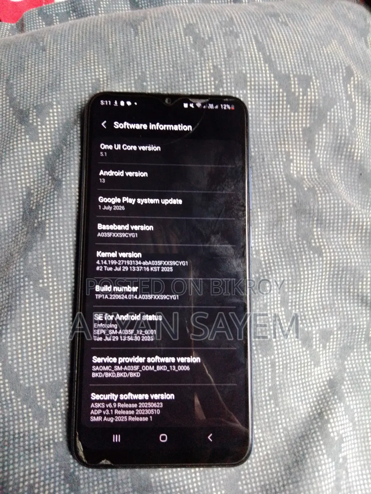 Samsung Galaxy A03 32 GB Blue