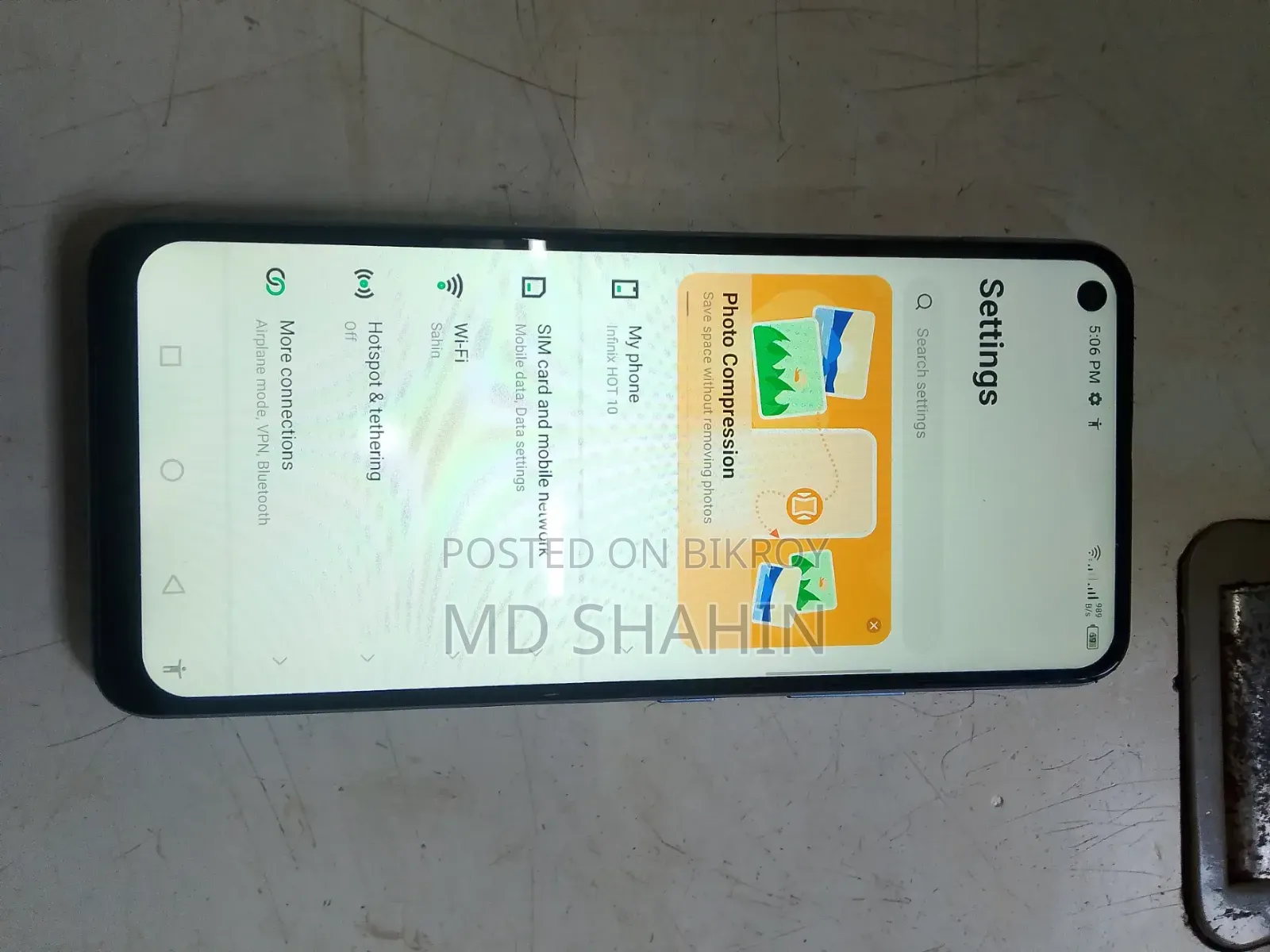 Infinix Hot 10 128 GB Blue