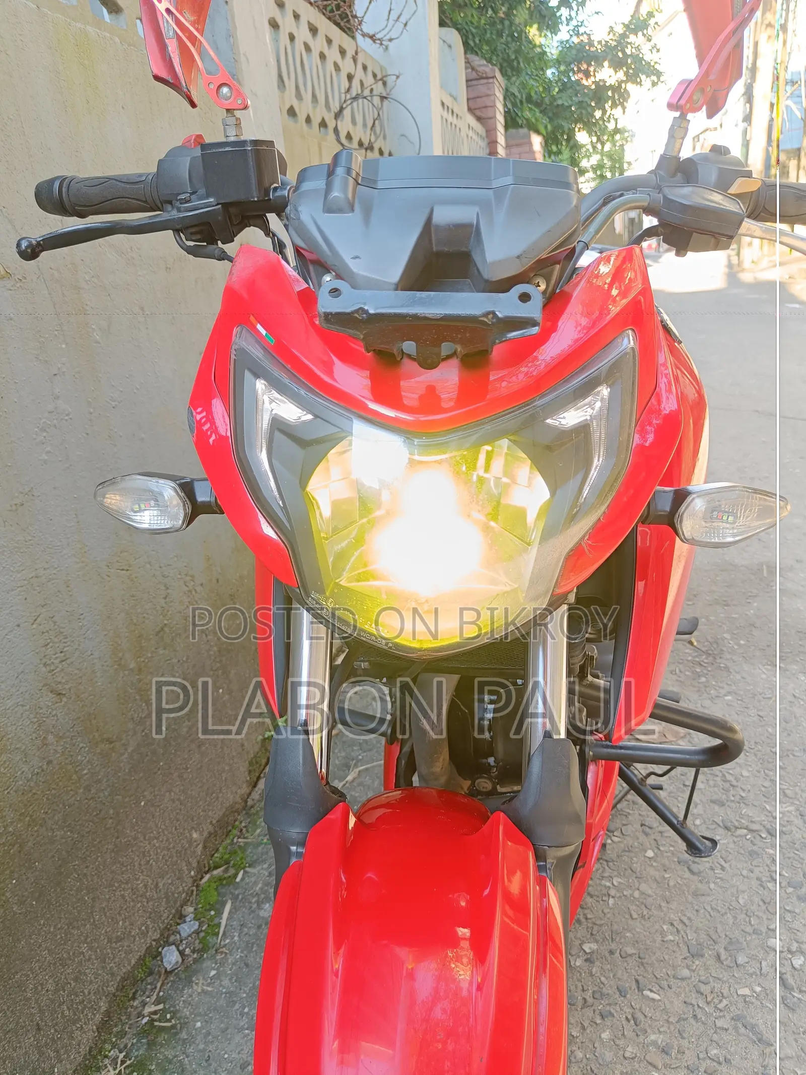 টিভিএস আপাচে ১৬০ ৪ভি ২০১৯ রেড