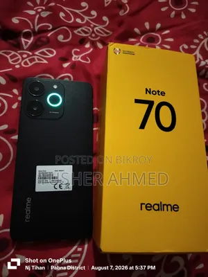 রিয়েলমি নোট ৭০ ১২৮ জিবি ব্ল্যাক