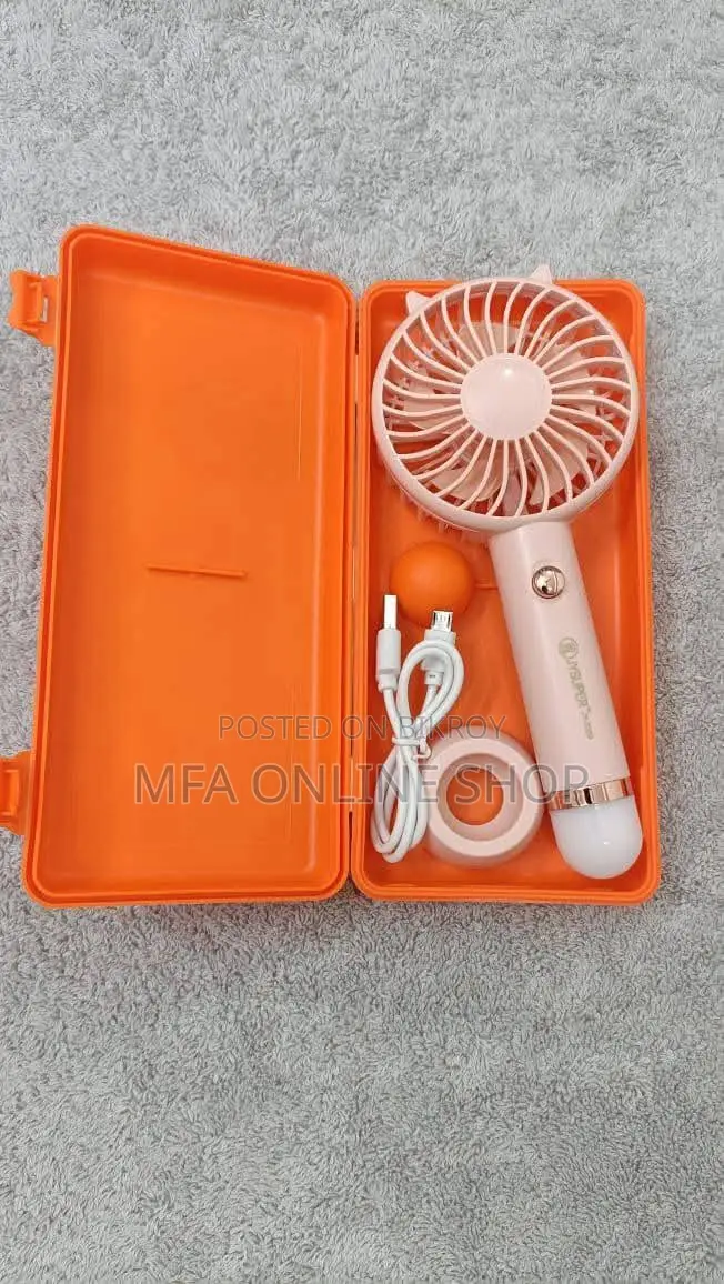 Jysuper 2320 Model Mini Rechargble Fan With Led Light