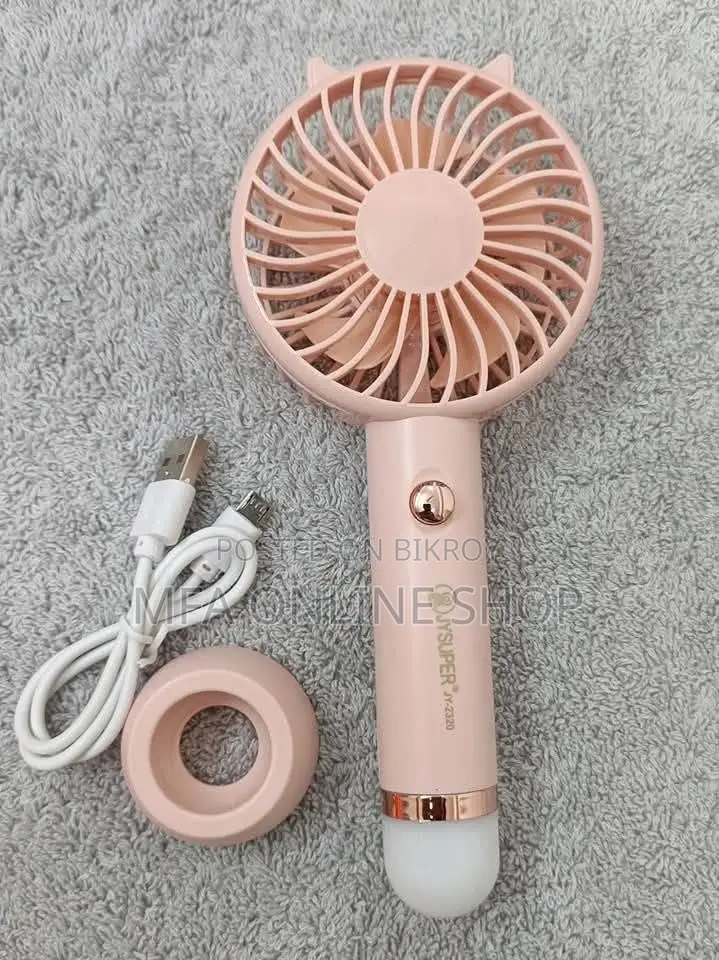 Jysuper 2320 Model Mini Rechargble Fan With Led Light