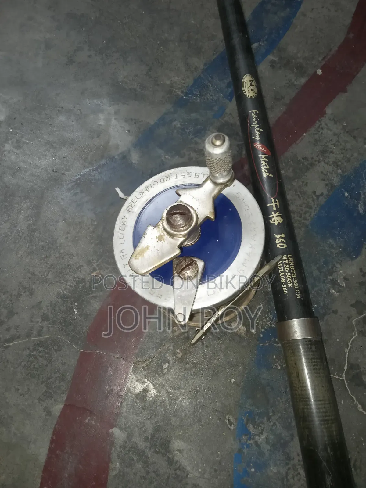 Fiber fishing rod and wheel machine for sale