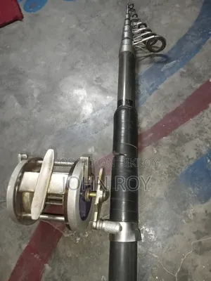 Fiber fishing rod and wheel machine for sale