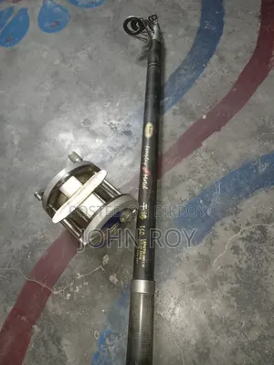 Fiber fishing rod and wheel machine for sale