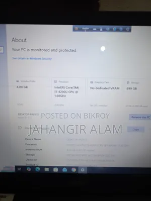 Laptop Acer Aspire E1-472 4GB Intel Core I5 HDD 1T