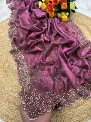 Georgette Stone Work Saree!