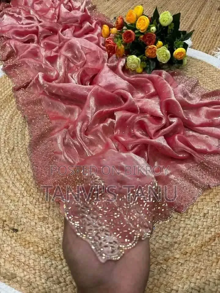 Georgette Stone Work Saree!