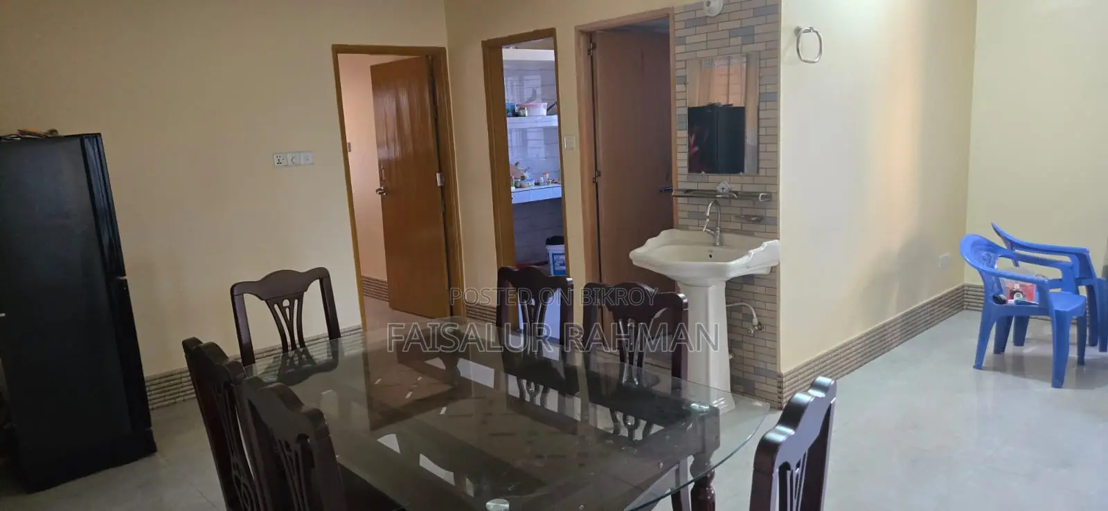 Furnished 3-Bedroom Apartment in Halishahar for Rent