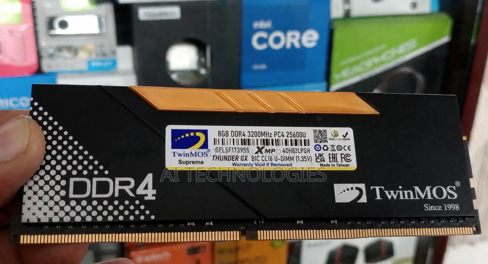 TwinMOS Supreme Series - Thunder GX 8GB DDR4 3200MHz RAM