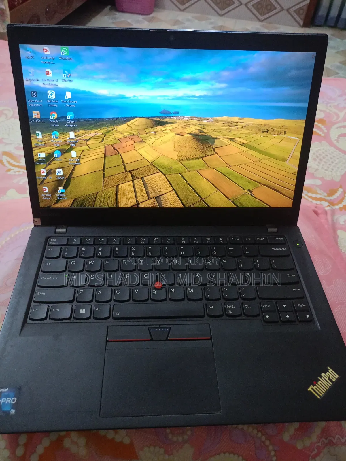 Laptop Lenovo ThinkPad T470 8GB Intel Core I5 SSHD+SSD 256GB