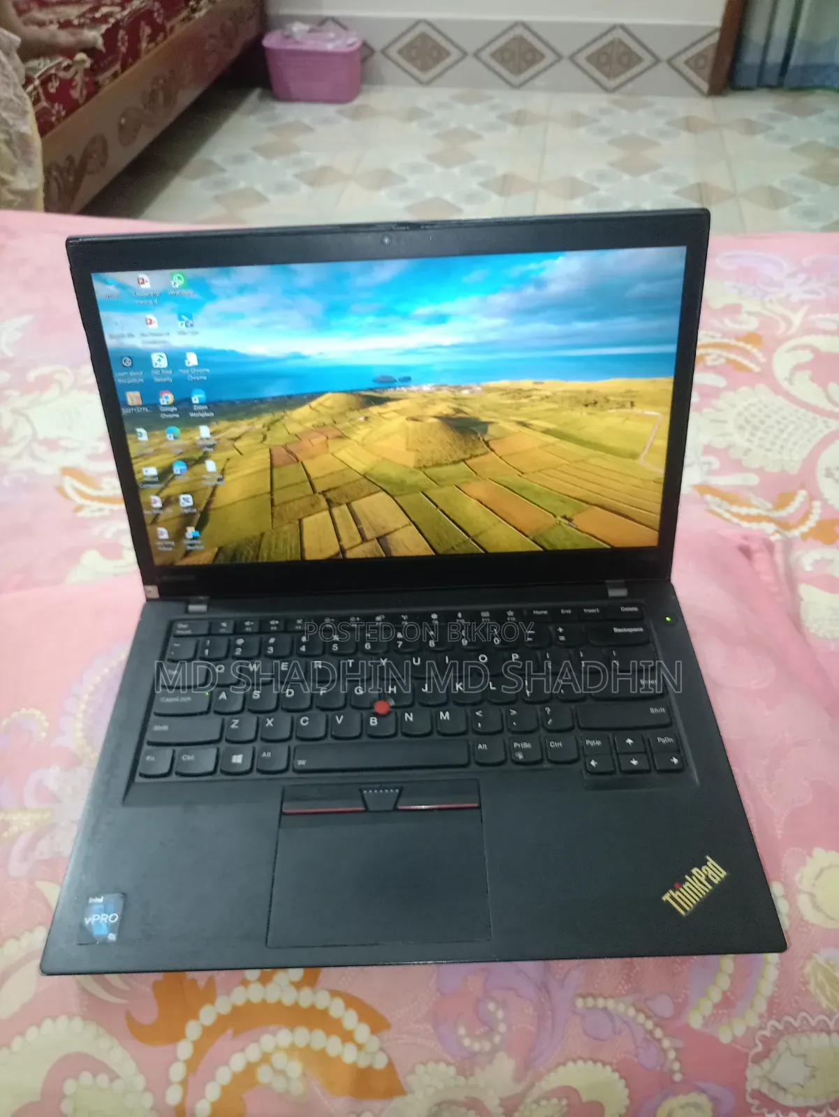Laptop Lenovo ThinkPad T470 8GB Intel Core I5 SSHD+SSD 256GB