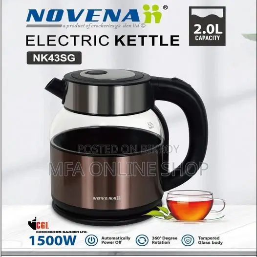 Novena Kettle 2 Liter Model -Nk43SG