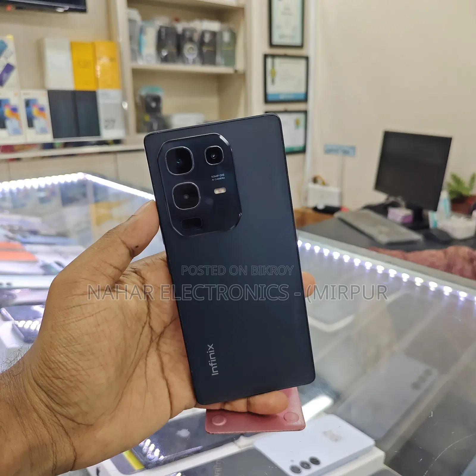 ইনফিনিক্স নোট ৫০ ৪জি ২৫৬ জিবি ব্ল্যাক