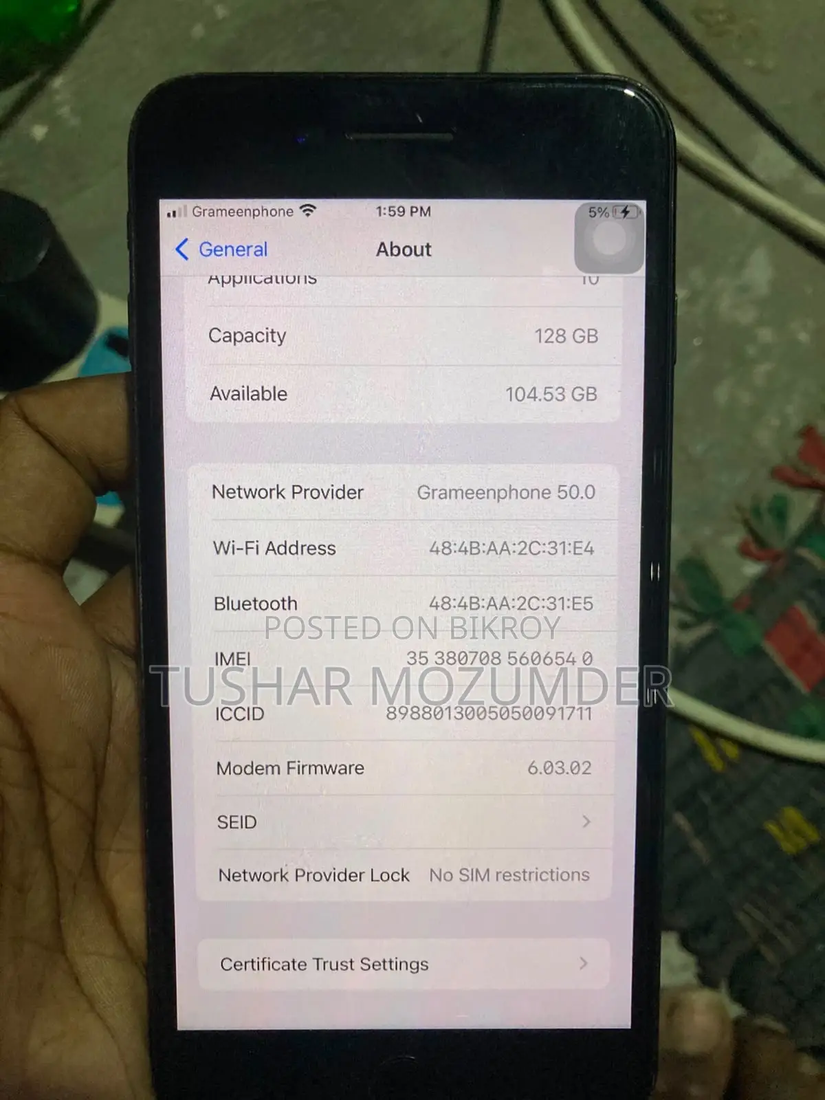 Apple iPhone 7 Plus 128 GB Black