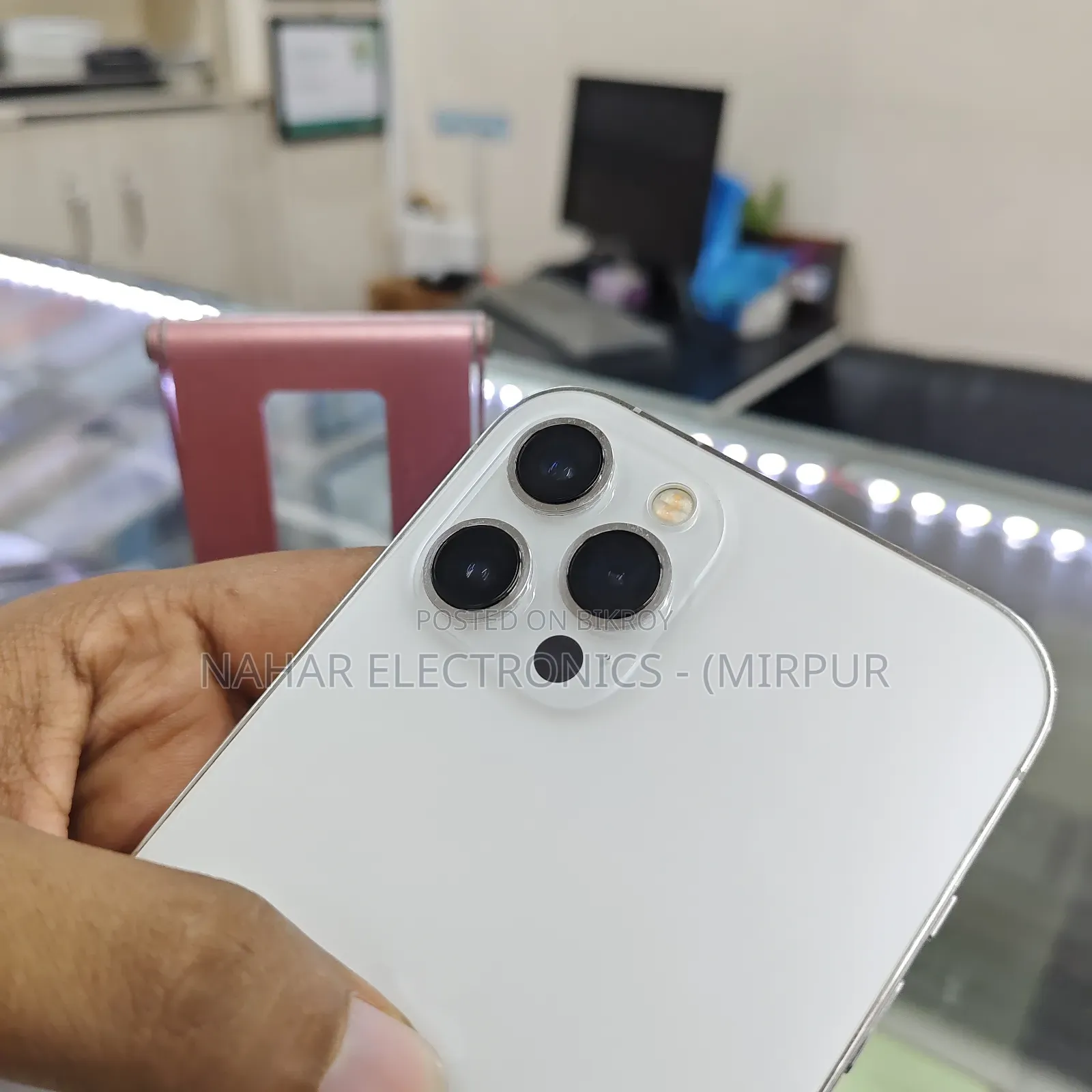অ্যাপল আইফোন ১২ প্রো ম্যাক্স ১২৮ জিবি সিলভার