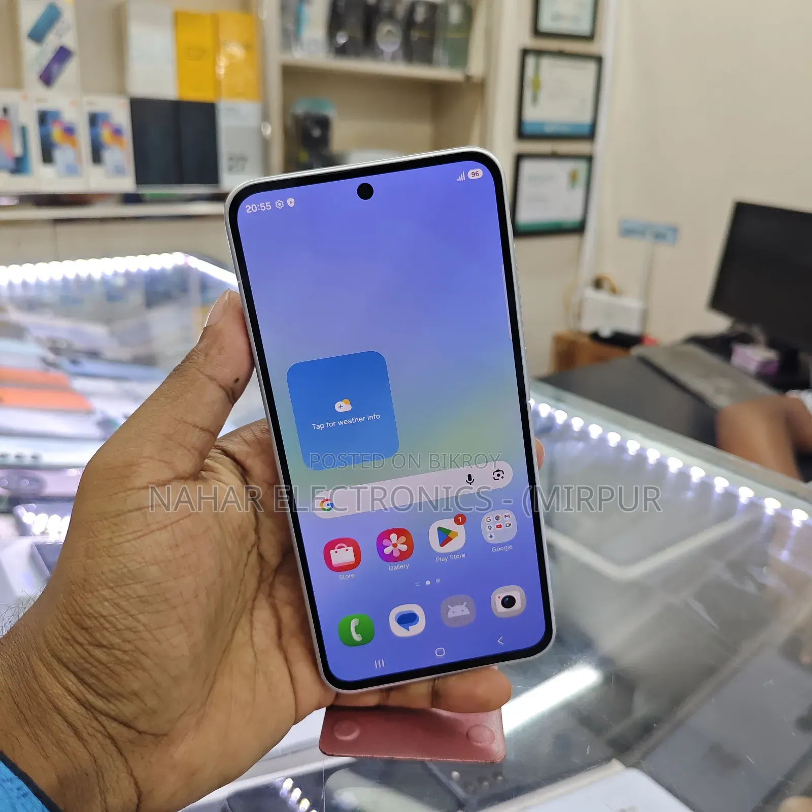 স্যামসাং গ্যালাক্সি এ৩৬ ১২৮ জিবি সিলভার
