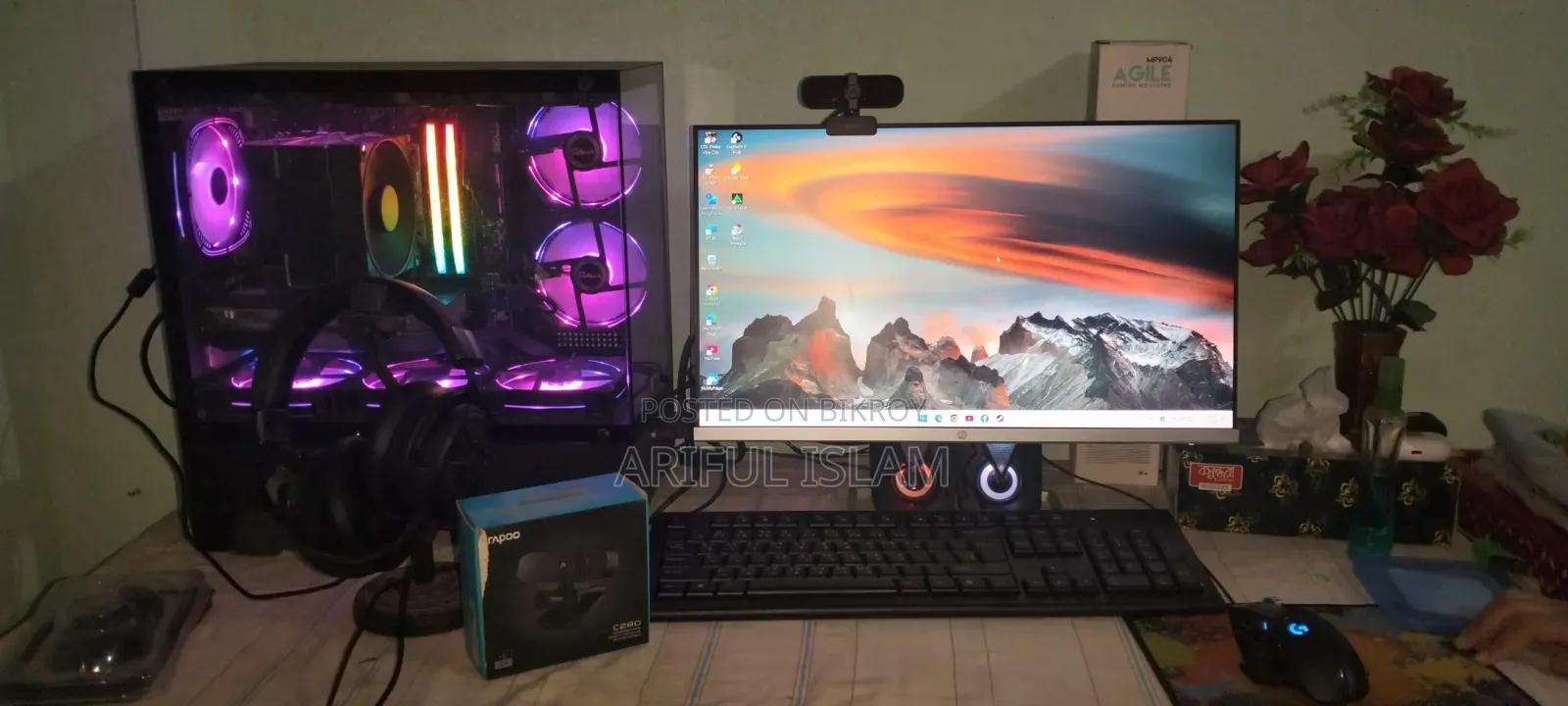 New Desktop Computer MSI 32GB AMD Ryzen 7 SSD 1T