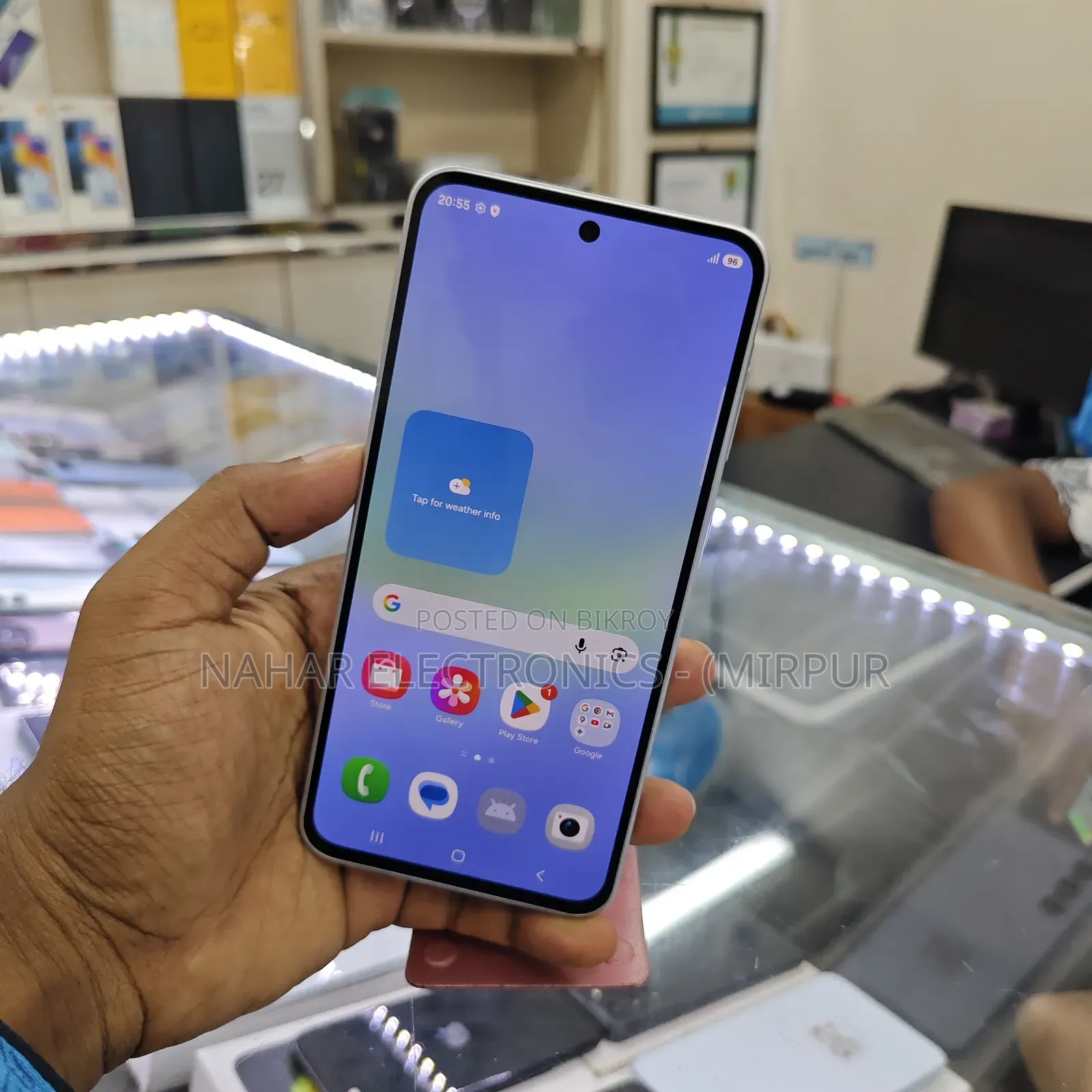 স্যামসাং গ্যালাক্সি এ৩৬ ১২৮ জিবি সিলভার