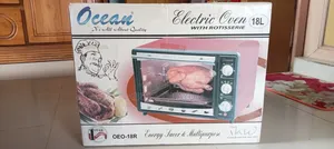 An 18-liter electric oven (With Rotisserie) will be sold.
