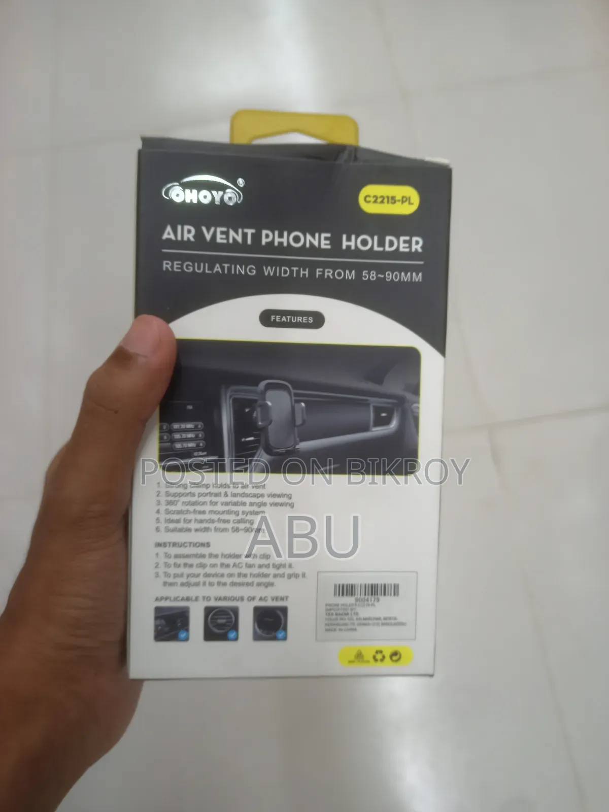Ohoyo Air Vent Phone Holder