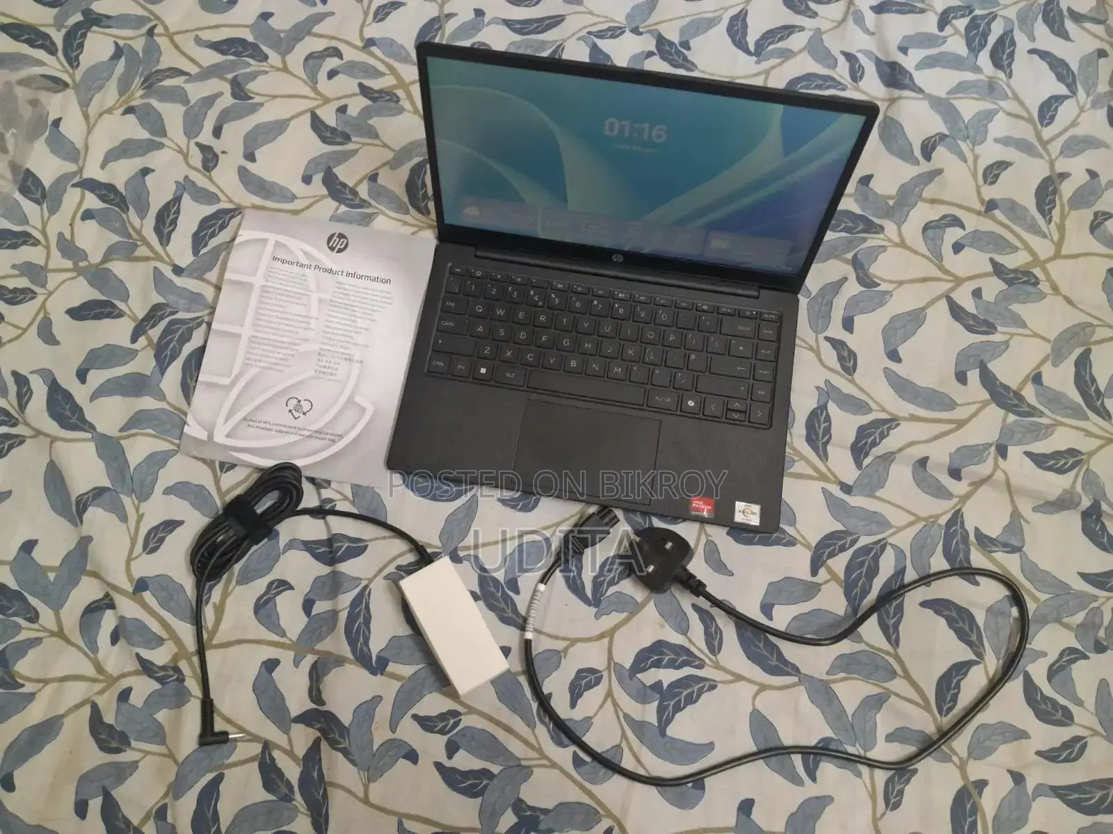 Laptop HP 4gb Amd SSD 128gb