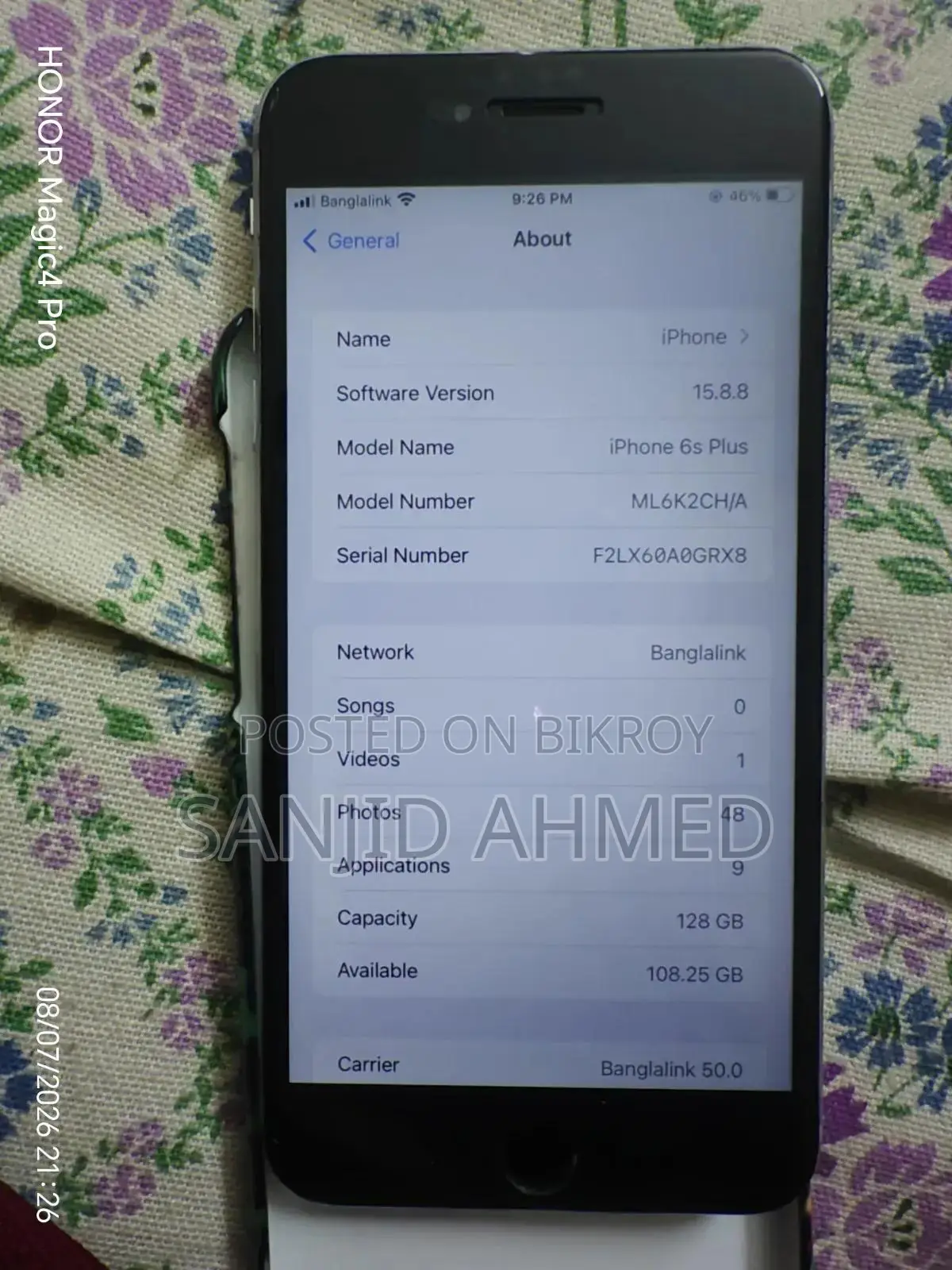 Apple iPhone 6s Plus 128 GB White