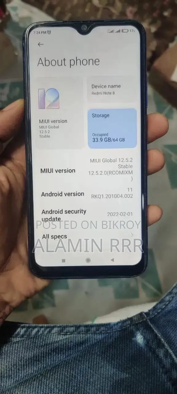 Xiaomi Redmi Note 8 64 GB Purple