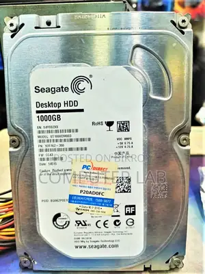 Seagate 1TB Desktop Hard Drive Like New With Warranty