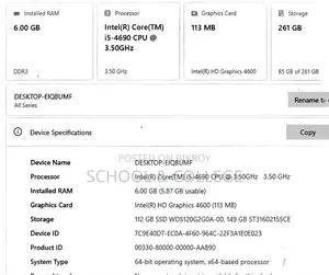 Desktop Computer 6GB Intel Core i5 HDD+SSD 256GB