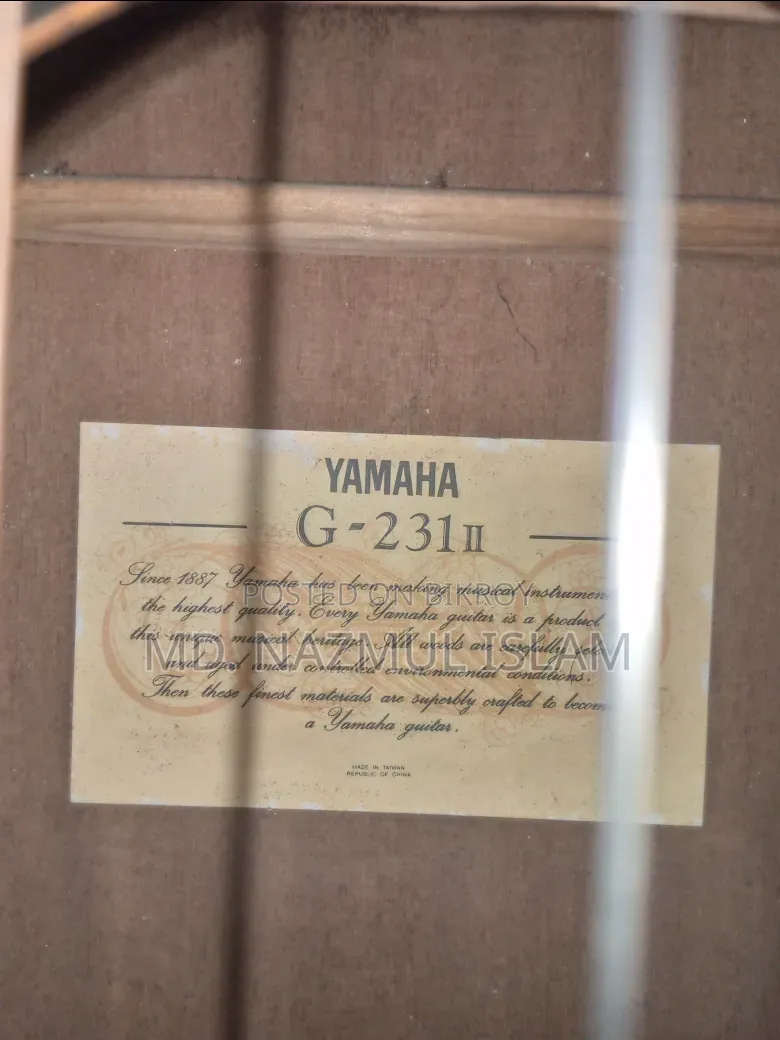 Yamaha G-231 II Classical Guitar (Made in Japan)