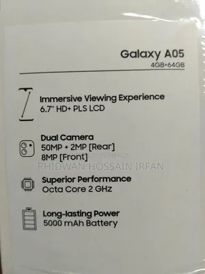 Samsung Galaxy A05 64 GB Black