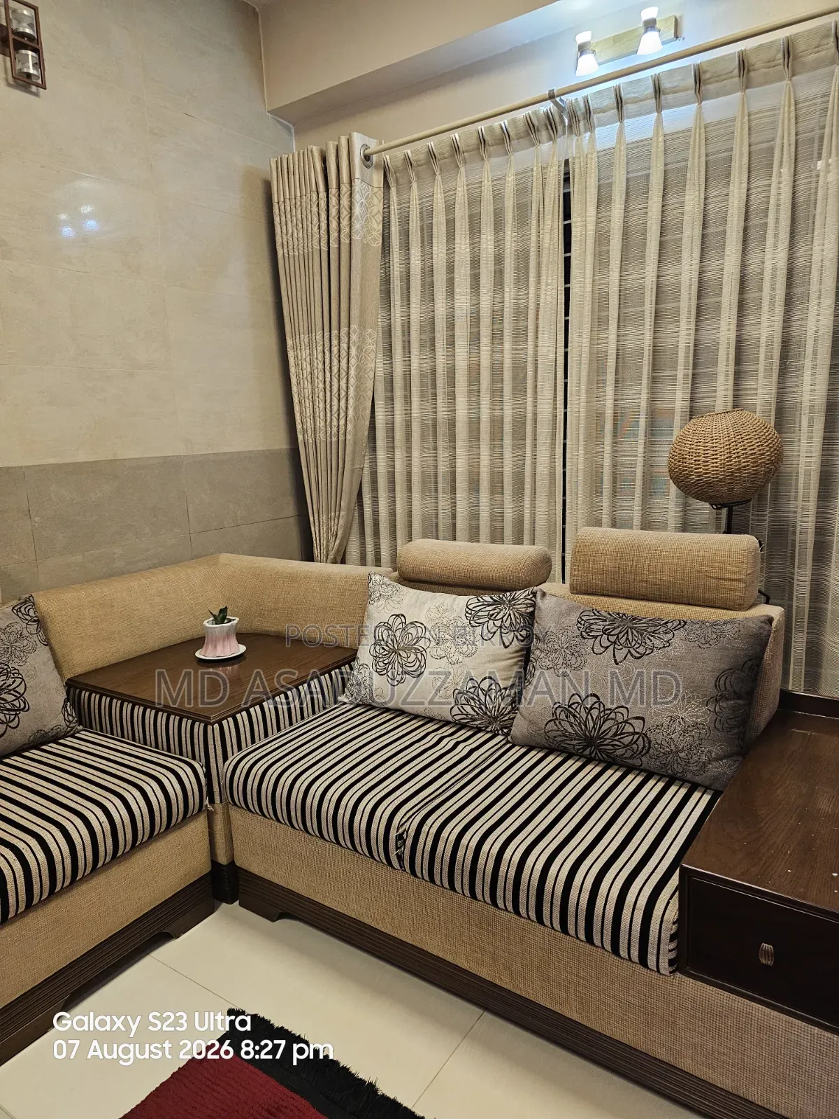 L-Shape Sofa, 5 Seater