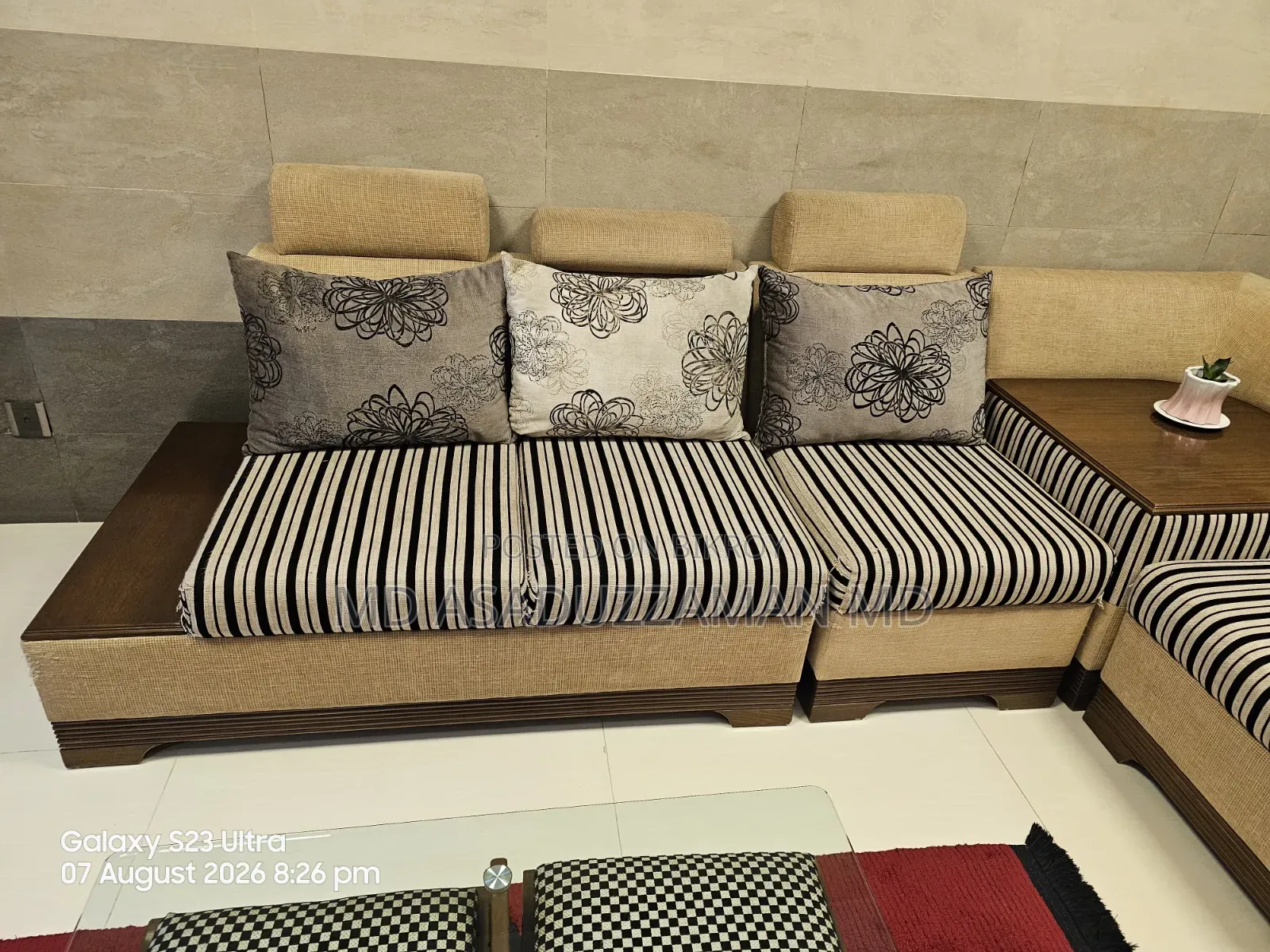 L-Shape Sofa, 5 Seater