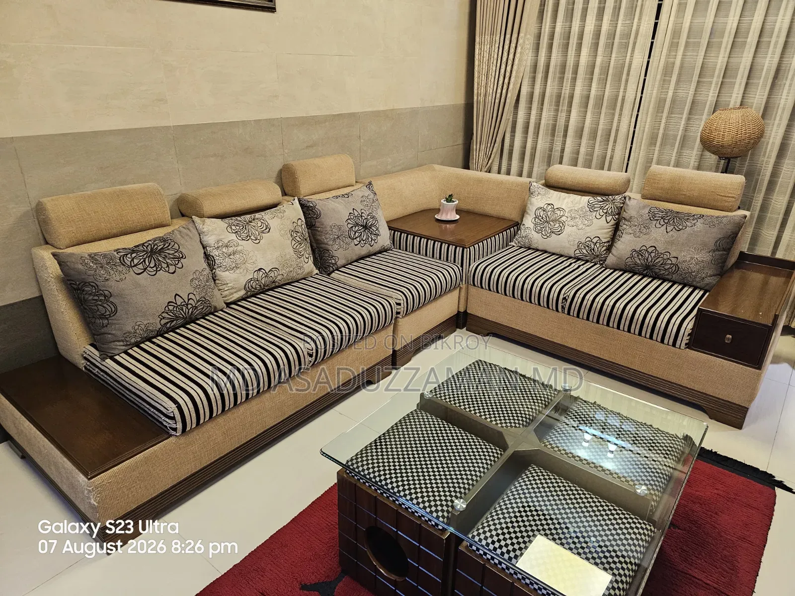 L-Shape Sofa, 5 Seater