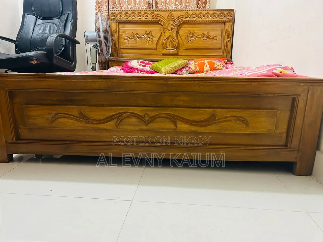 Fresh Condition Semi-Double Bed.
