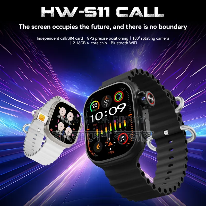 H W S 11 C a L L 5G Sim Wrist Watch With Camera