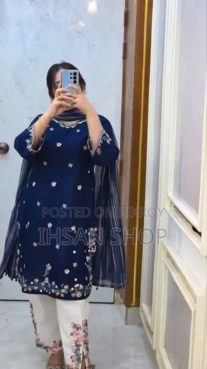 Exclusive Garara Dress | Cotton Embroidery | Stylish Ladies Garara Set