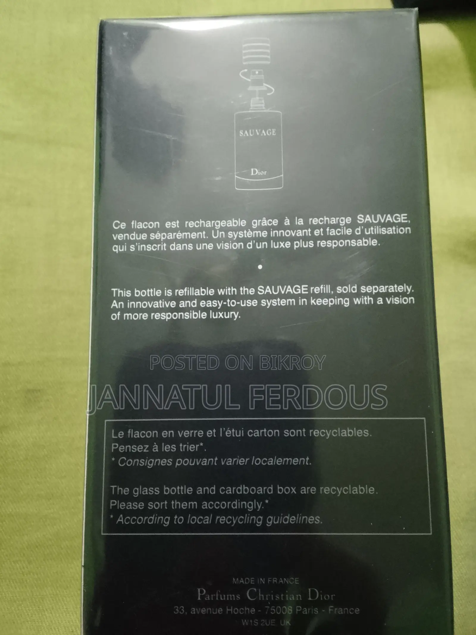 Sauvage Perfume (Dior)