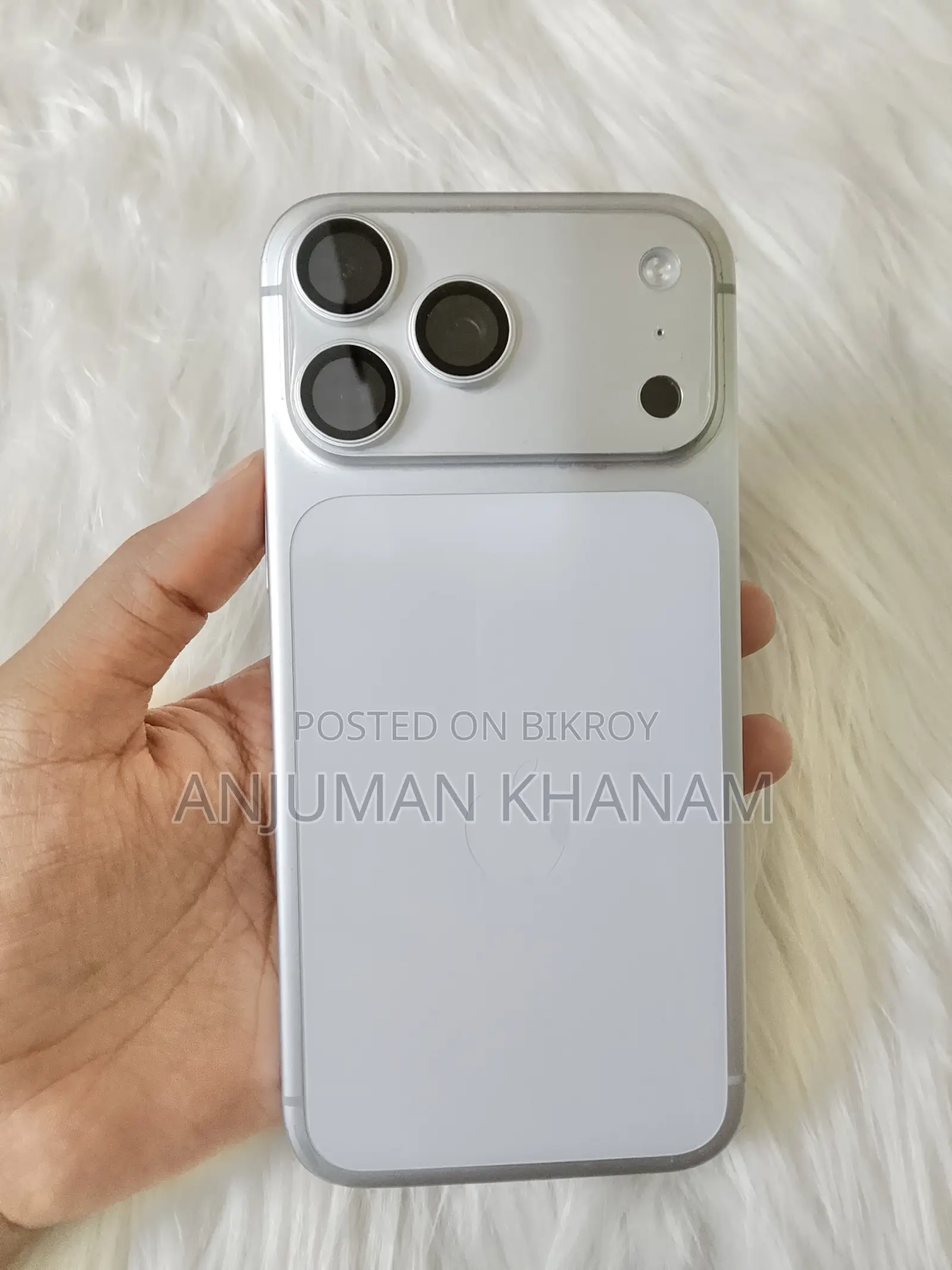 অ্যাপল আইফোন ১৭ প্রো ম্যাক্স ২৫৬ জিবি সিলভার