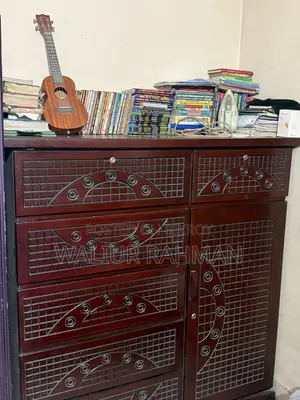 Premium Quality 5 Drawer Combo Wardrobe With Side Cabinet (Used/Fresh)