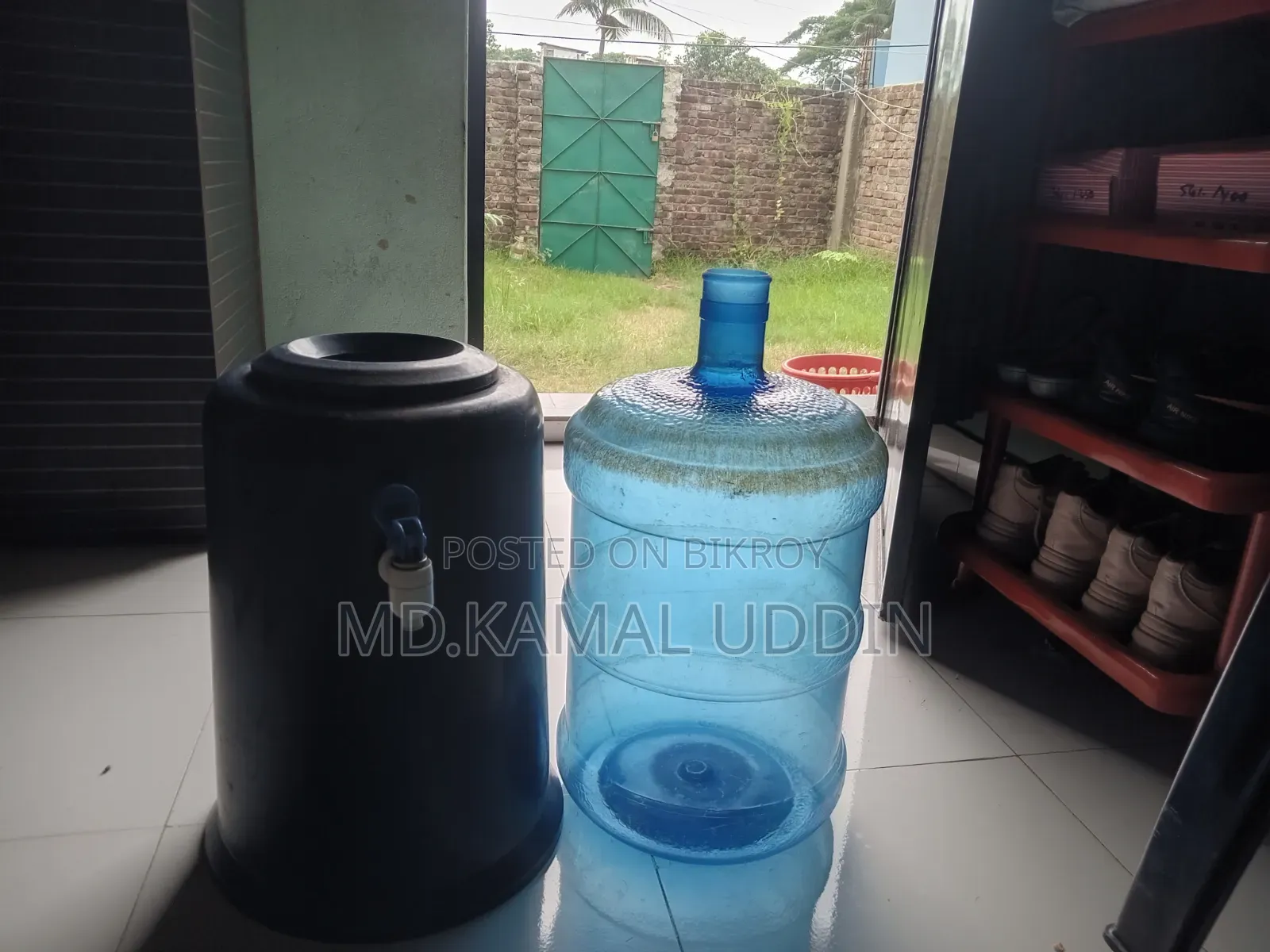 Water Jug and Stand for Sale