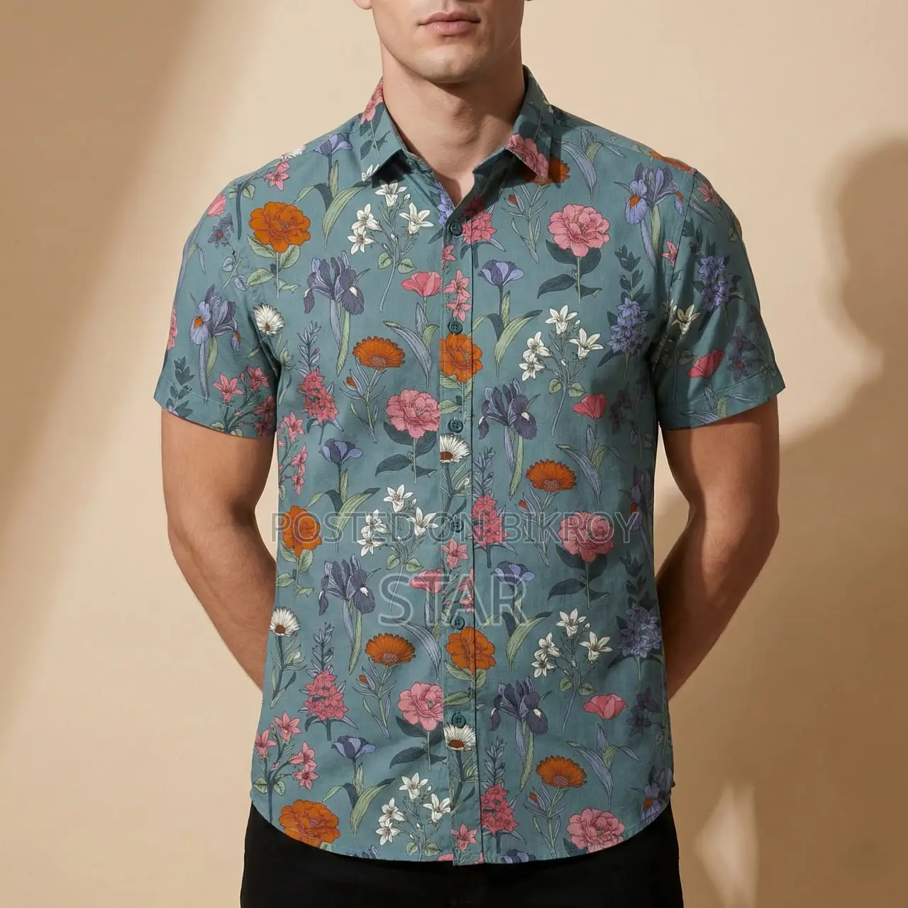 Formal Half Sleeve Printed Shirt 3PCS Combo Offer