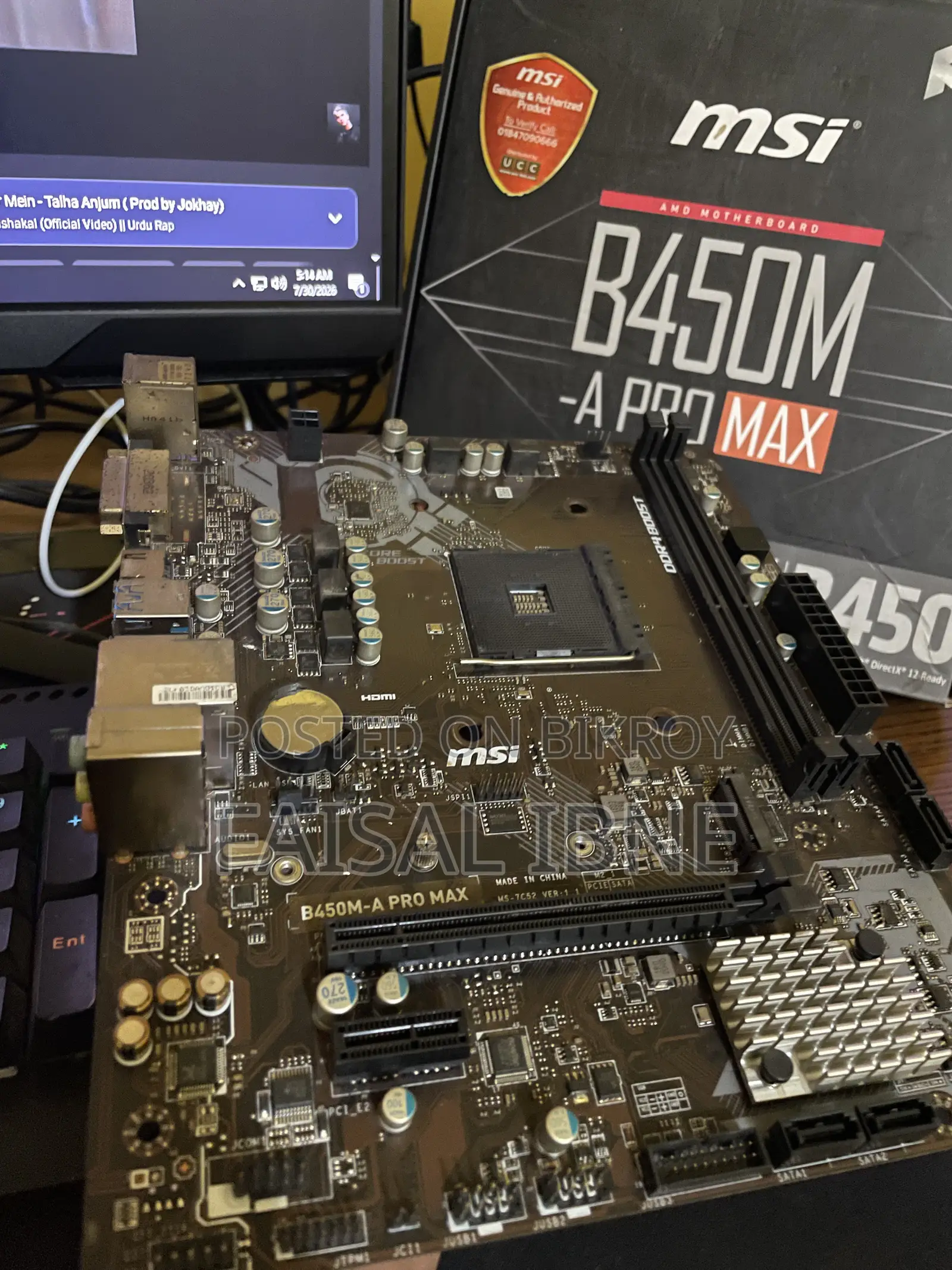 B450m-a Pro Max Motherboard Sell
