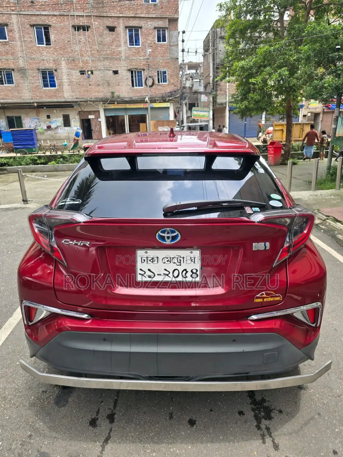 টয়োটা সি-এইচআর ২০১৭ লাল