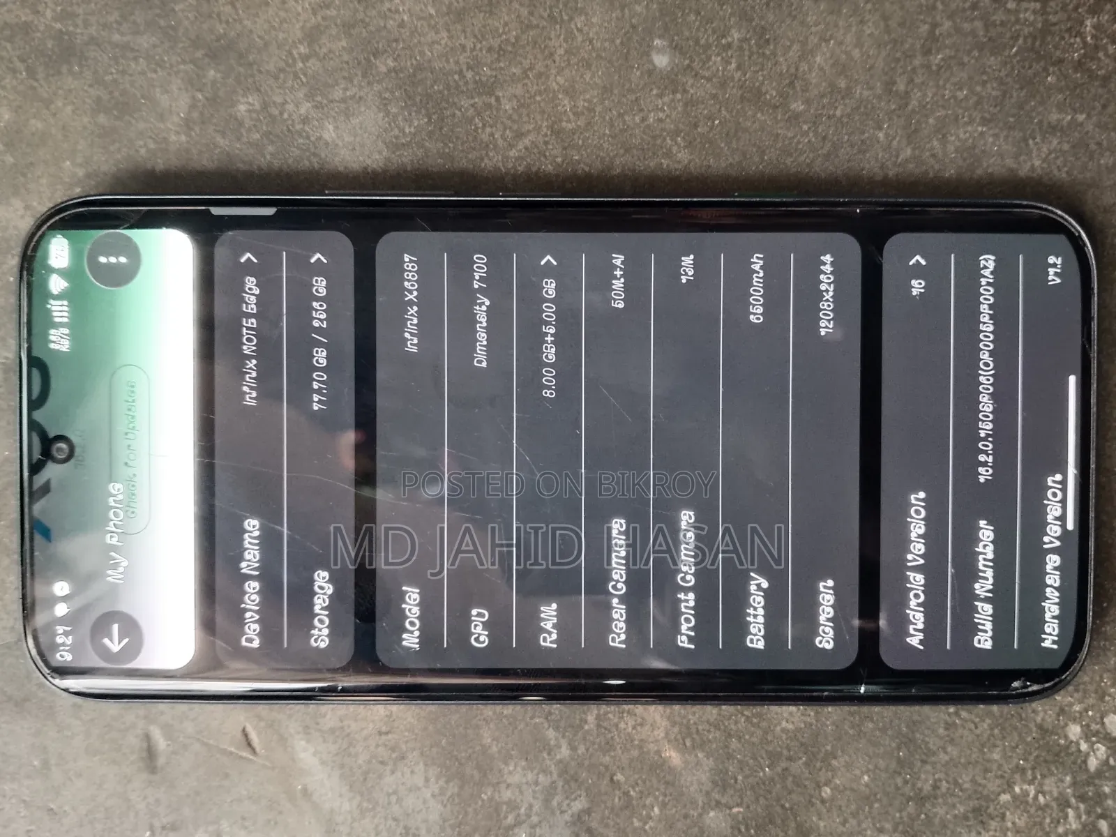 Infinix Note Edge 256 GB Black