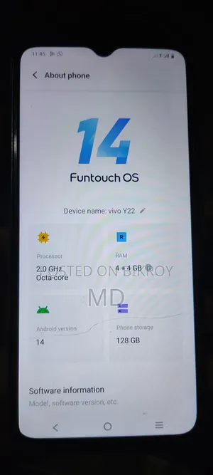 Vivo Y22 128 GB