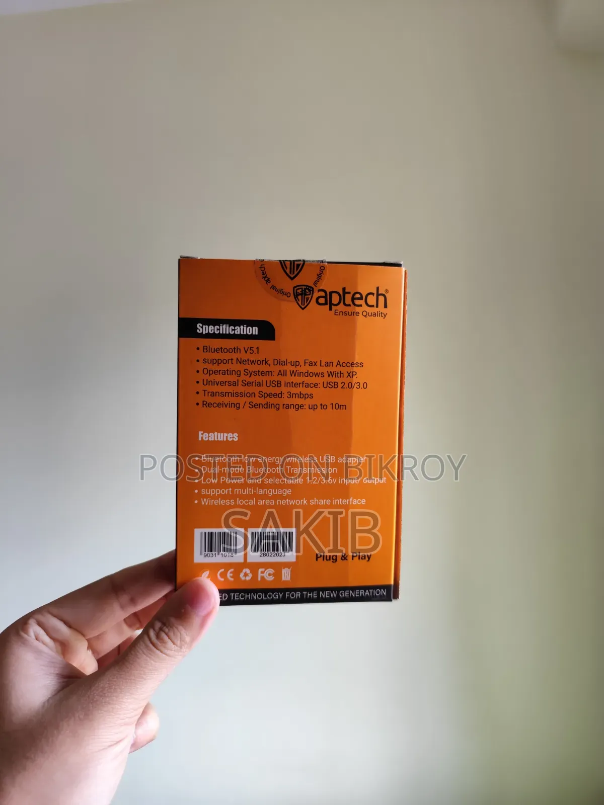 Aptech Bluetooth 5.1 Dongle BT60