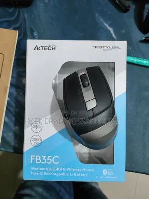 A4TECH FB35C FStyler Bluetooth Smokey Grey Mouse