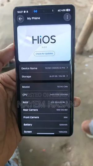 Tecno Camon 40 256 GB Blue